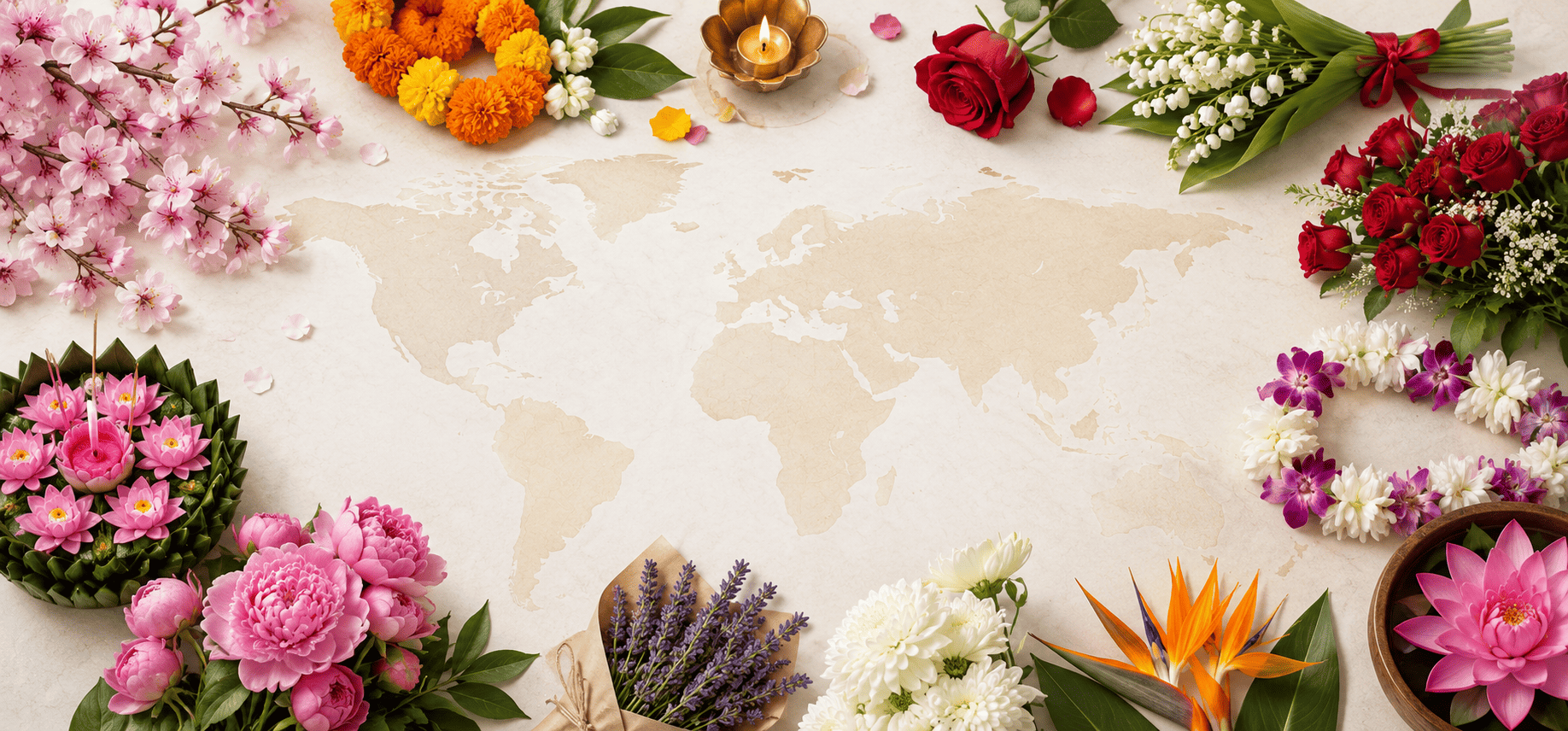 Flowers Across Cultures: How the World Celebrates With Blooms