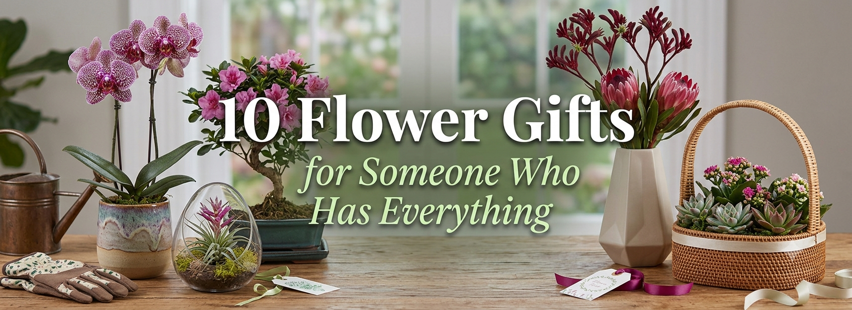 10 Flower Gifts for Someone Who Has Everything