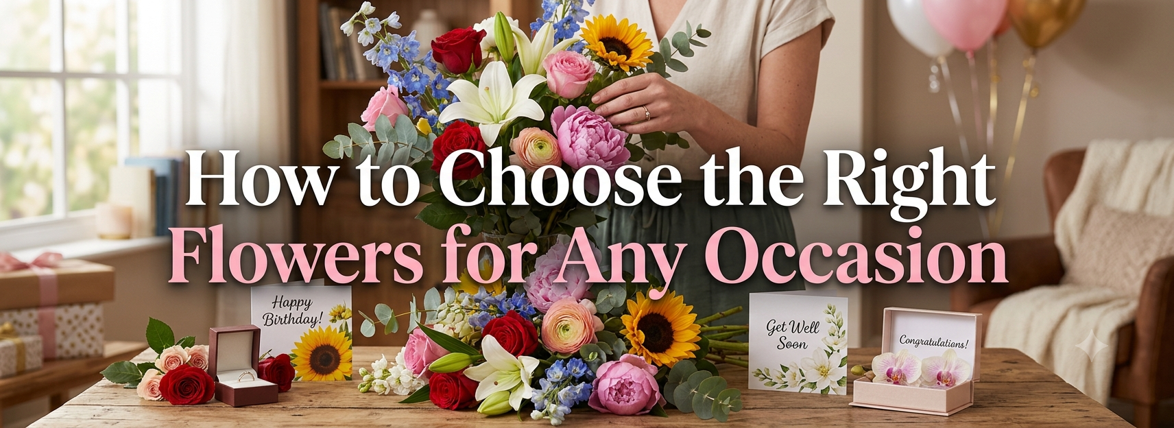 How to Choose the Right Flowers for Any Occasion