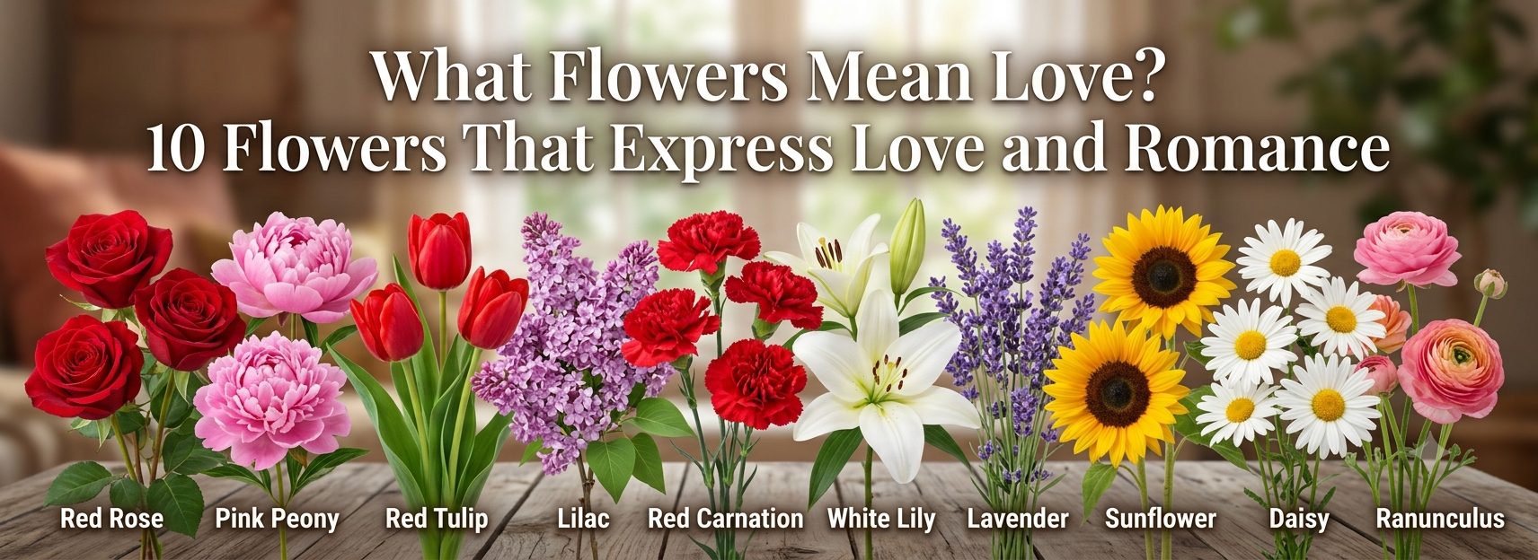 What Flowers Mean Love? 10 Flowers That Express Love and Romance